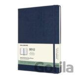 Moleskine Zápisník plánovací 2021-2022 modrý XL, tvrdý