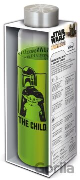 Skleněná láhev s návlekem - Mandalorian 585 ml