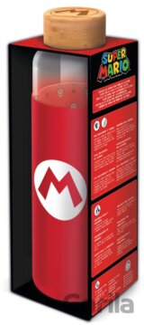 Skleněná láhev s návlekem - Super Mario 585 ml