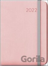 Týdenní diář A5 Flexi Pastelová růžová 2022