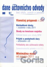 Dane, účtovníctvo, odvody 12/2010