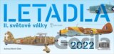 Stolní kalendář / stolový kalendár Letadla 2. světové války 2022