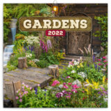 Poznámkový nástěnný kalendář Gardens 2022