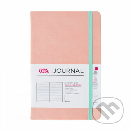 Veľký zápisník Journal - Korálový