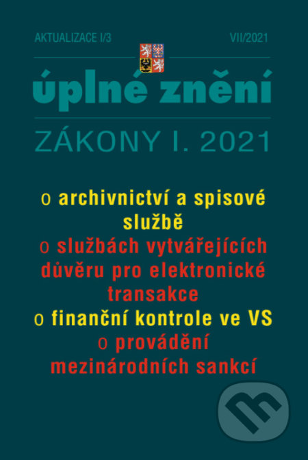 Aktualizace I/3 - Archivnictví a spisová služba
