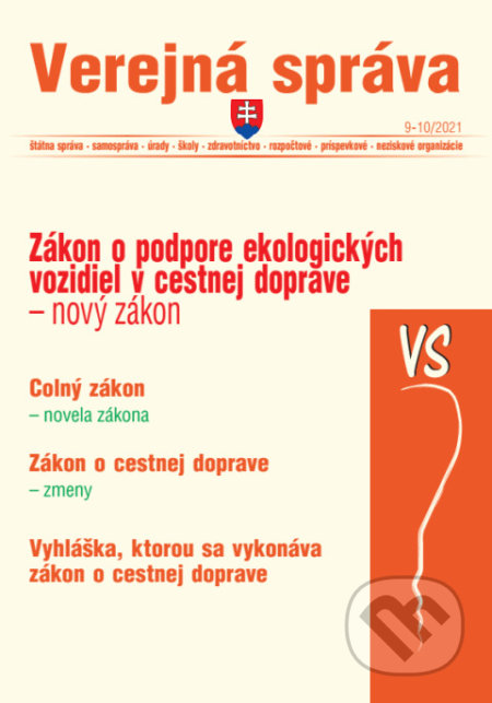 Verejná správa č. 9-10 / 2021 - Colný zákon a zákon o cestnej doprave