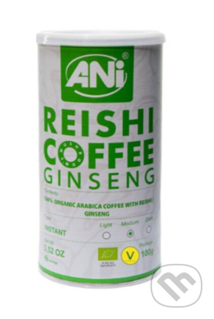 Ženšen Reishi BIO instantná káva arabika 100g