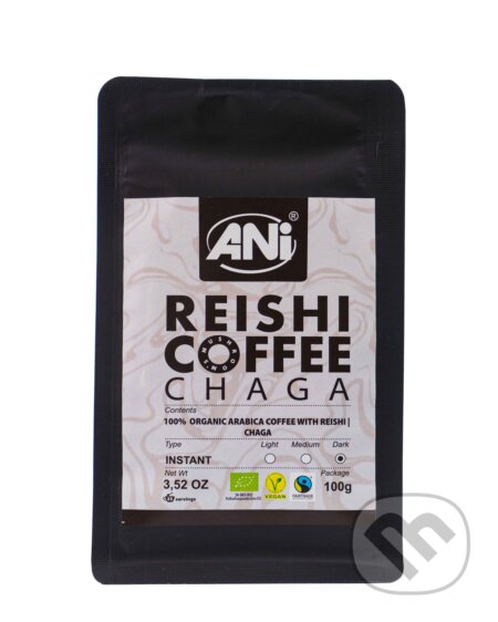 ANi Reishi Bio Coffee Chaga 100g instantná - 