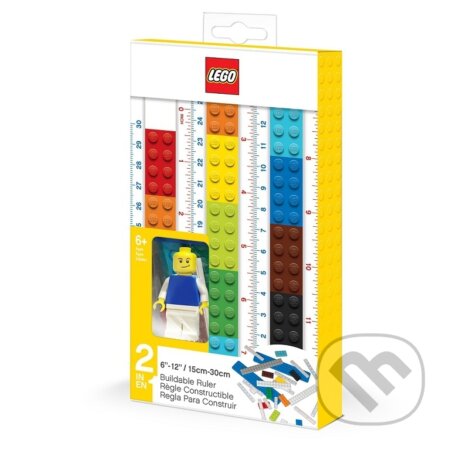 LEGO - Pravítko s minifigúrkou, 30 cm - 