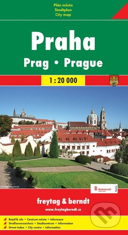 Praha 1:20 000 - freytag&berndt