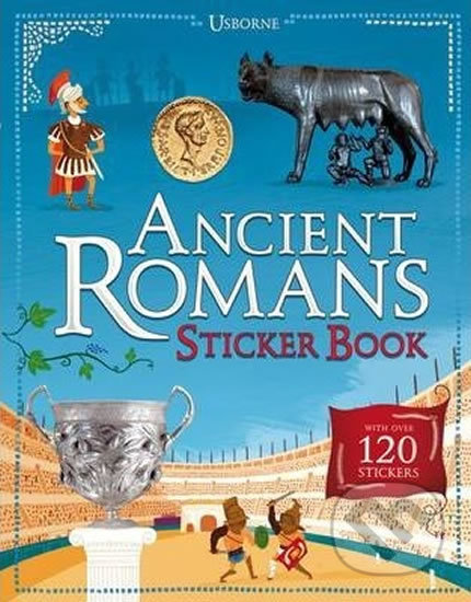 Ancient Roman Sticker Book - Megan Cullis, Wesley Robins (ilustrátor)