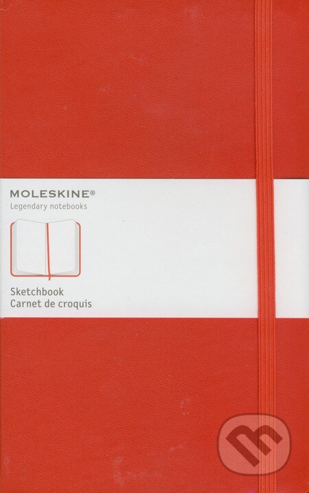 Moleskine - skicár (červený) (stredný)