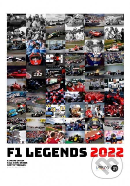 F1 LEGENDS 2022 - nástenný kalendár - Martin Trenkler, Paul-Henri Cahier