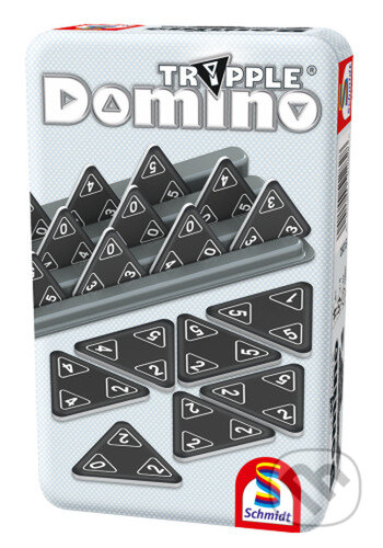 Tripple - Domino v plechové krabičce - 