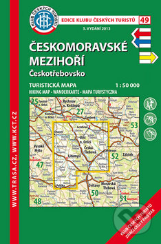 Českomoravské mezihoří 1:50 000