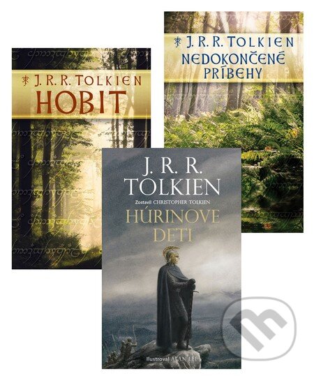 Nedokončené príbehy + Hobit + Húrinove deti (kolekcia 3 titulov) - J.R.R. Tolkien