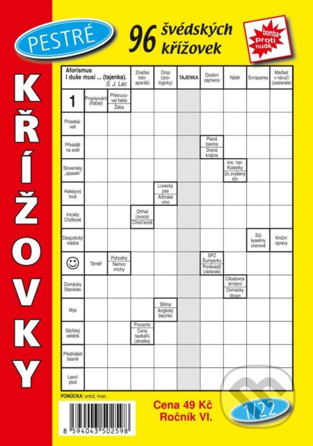 Pestré křížovky 1/2022