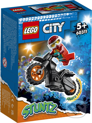 LEGO City 60311 Ohnivá kaskadérska motorka - 