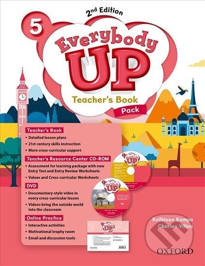 Everybody Up 5: Teacher´s Book Pack with DVD, Online Practice and Teacher´s Resource Center CD-ROM, 2nd - Kathleen Kampa