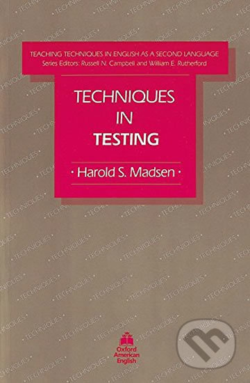 Teaching Techniques in English As a Second Language Technics in Testing (2nd)