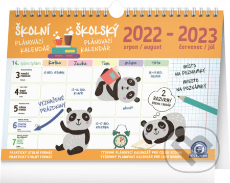 Školní plánovací kalendář / Školský plánovací kalendár 2022/2023 - Presco Group
