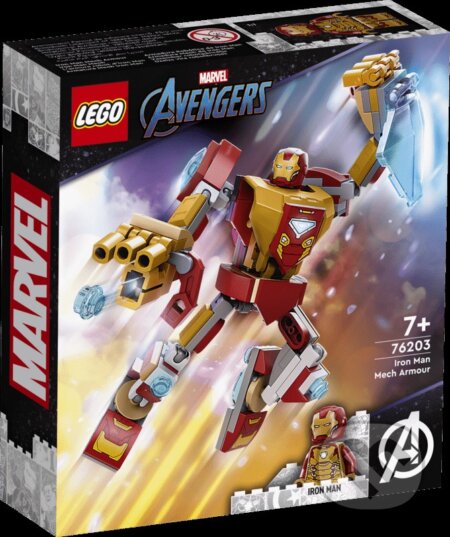 LEGO® Marvel 76203 Iron Manovo robotické brnenie - 