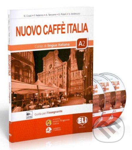 Nuovo Caffe Italia 2 A2 - Guida per l´insegnante + 2 audio CDs