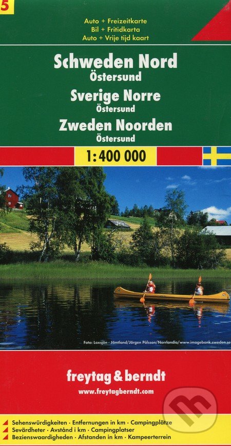 Schweden Nord 1:400 000 - freytag&berndt