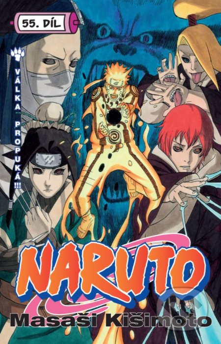 Naruto 55 -  Válka propuká - Masaši Kišimoto