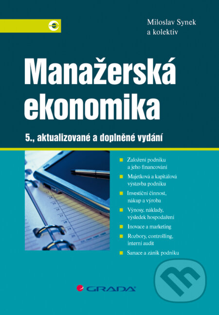 Manažerská ekonomika - Miloslav Synek a kol.