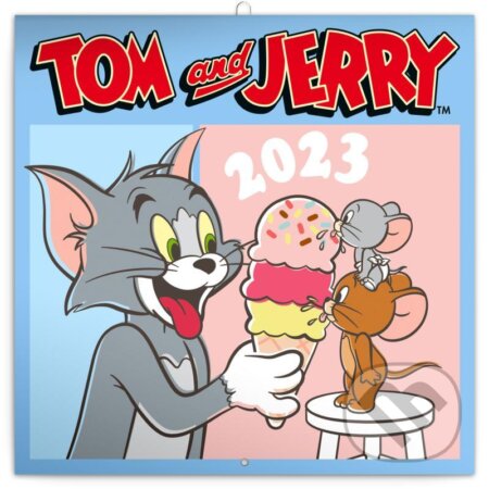 Poznámkový nástěnný kalendář Tom and Jerry 2023 - 
