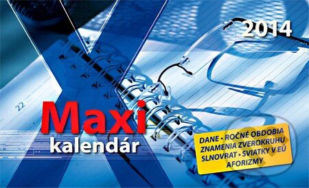Maxi kalendár 2014 (stolový pracovný kalendár) - 