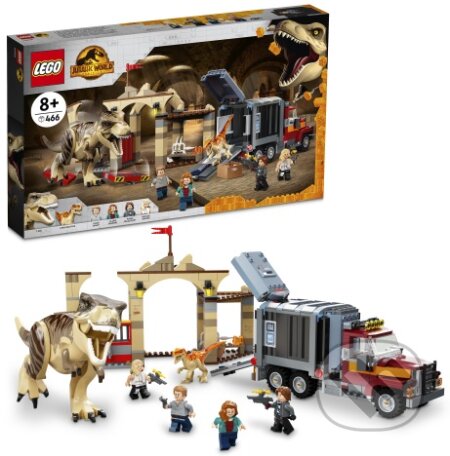 Lego Jurassic World 76948 Únik T-rexa a atrociraptora - 