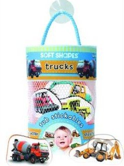 Soft Shapes Tub Stickables: Trucks - 