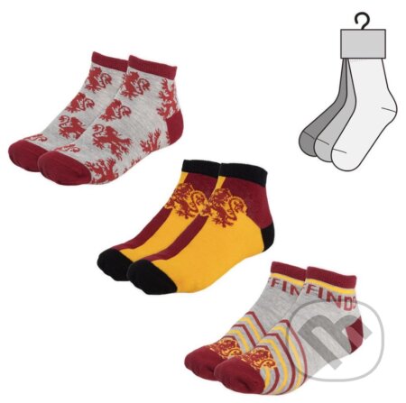 Unisex ponožky Harry Potter: Gryffindor - Chrabromil - Harry Potter
