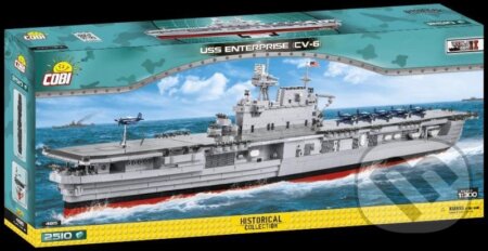 Stavebnice COBI - USS Enterprise CV-6, 1:300 - 