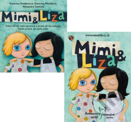 Mimi a Líza (kolekcia kniha + DVD) - Katarína Kerekesová, Katarína Moláková, Alexandra Salmela