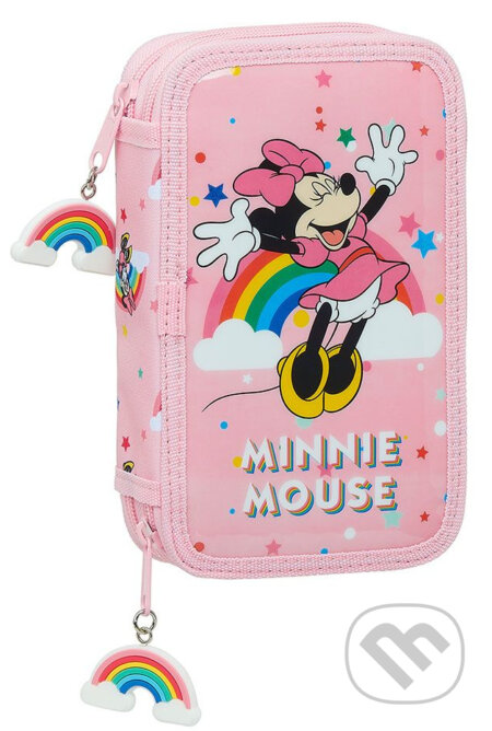 Školské púzdro Disney - Minnie Mouse: Rainbow