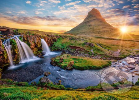 Waterfall in Iceland, Kirkjufellsfoss - 