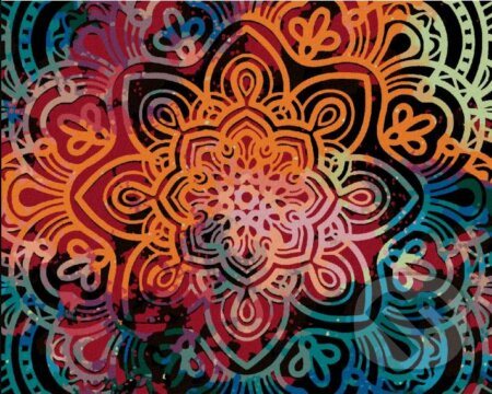 Malování podle čísel: Zářivá mandala