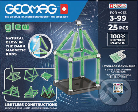 Stavebnice Geomag Glow 25 ks