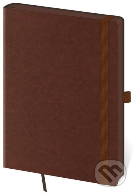 Zápisník - Memory-Brown - tečkovaný L