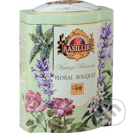 BASILUR Vintage Blossoms Floral Bouquet plech 100g - 