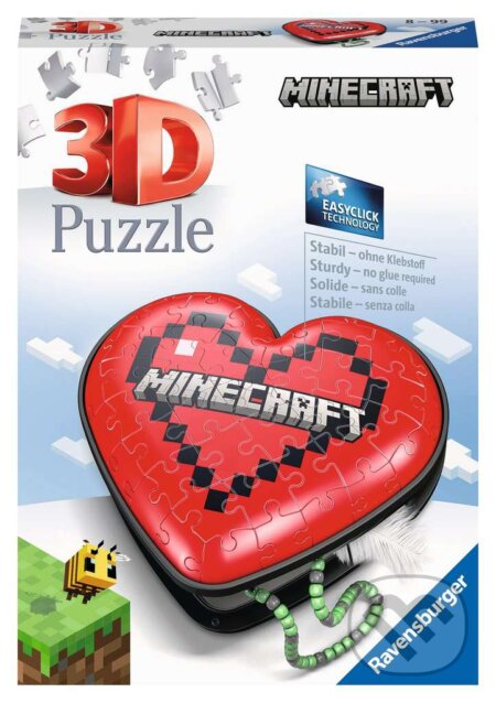 3D Srdce Minecraft