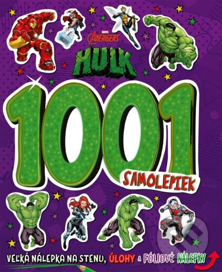 Marvel Avengers: Hulk 1001 samolepiek - 