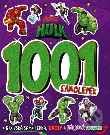 Marvel Avengers: Hulk 1001 samolepek - 