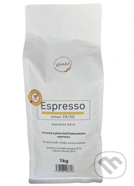 Kávoholik espresso zmes 70/30