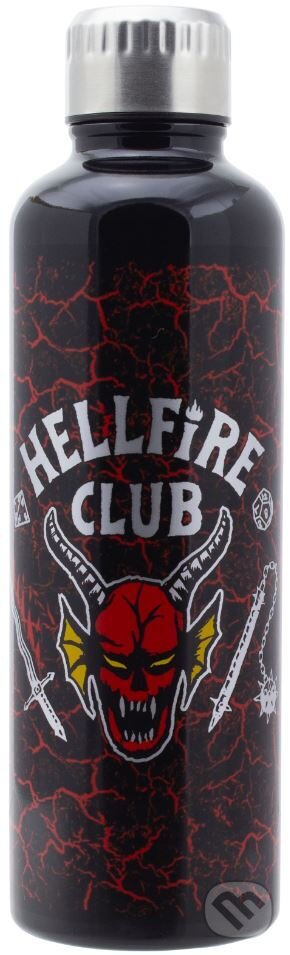 Nerezová Fľaša s nálepkou Netflix - Stranger Things: Klub Hellfire - 