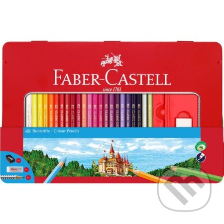 Pastelky Castell set 48 farebné s okienkom - 