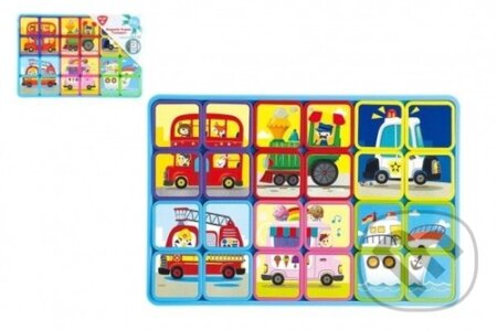 Puzzle magnetické deskové - Doprava